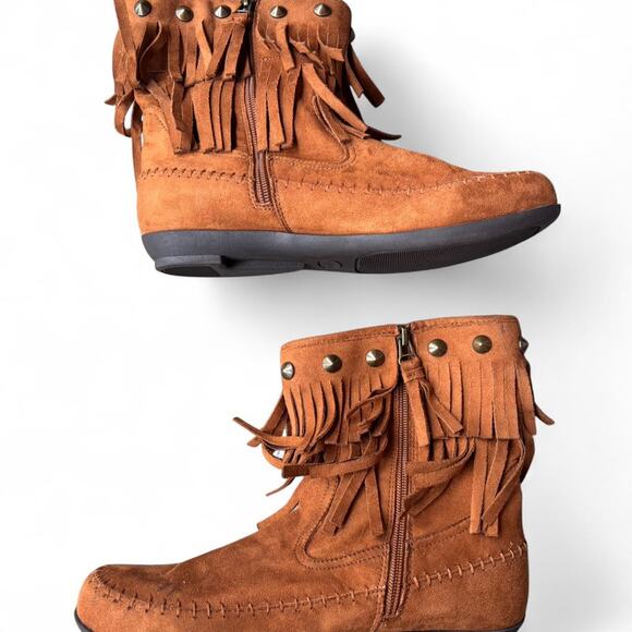 Comfortview size 9 brown vegan suede boots - Picture 1 of 6
